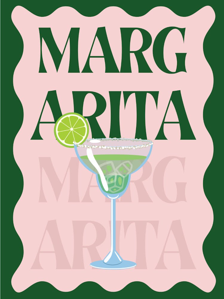 Margarita Cocktail Print