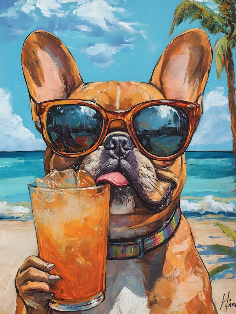 Whimsical Frenchies At The Bar 33