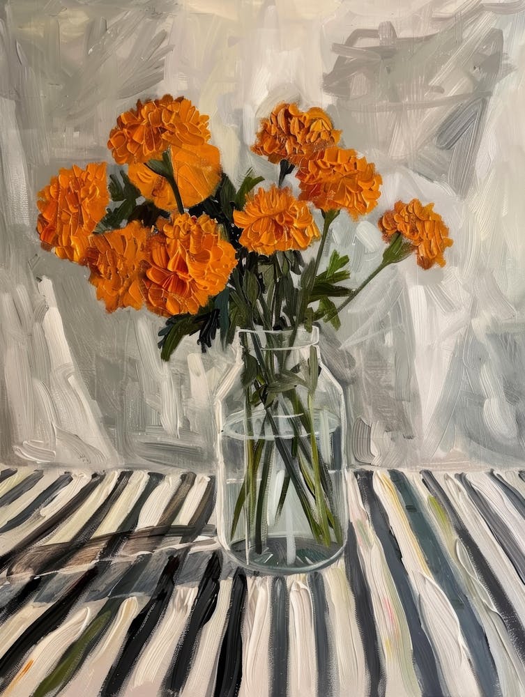 Carnations In A Vase