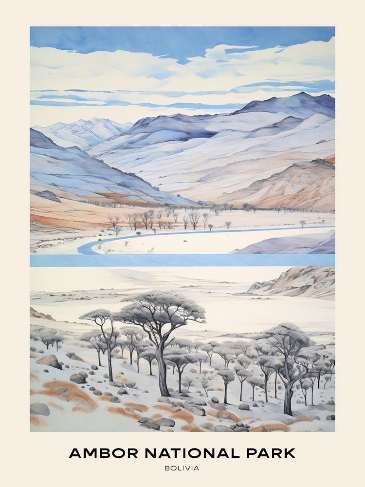 Ambor National Park Bolivia 1 Poster