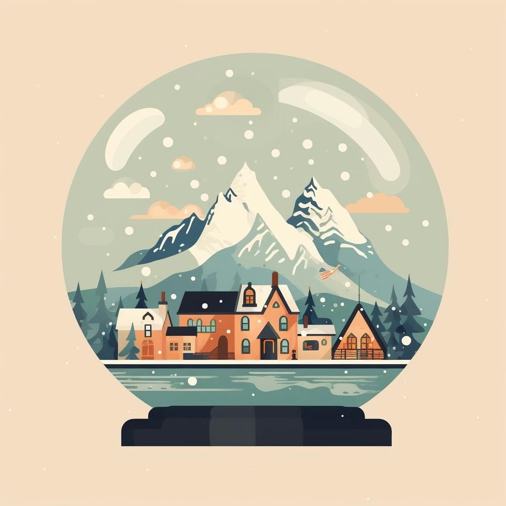 Lofoten Islands Norway Snowglobe