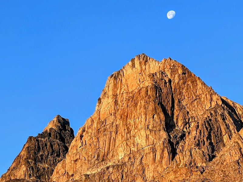 Moon Rising Over A Mountain (Greenland Series)