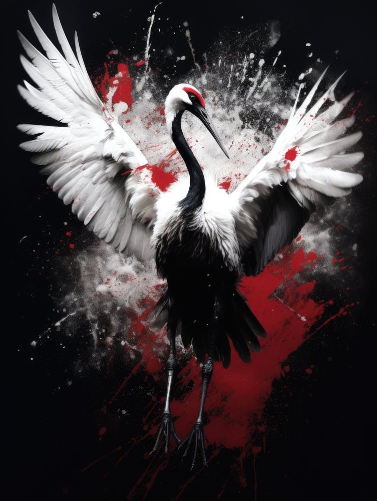 Crane In Flight 1