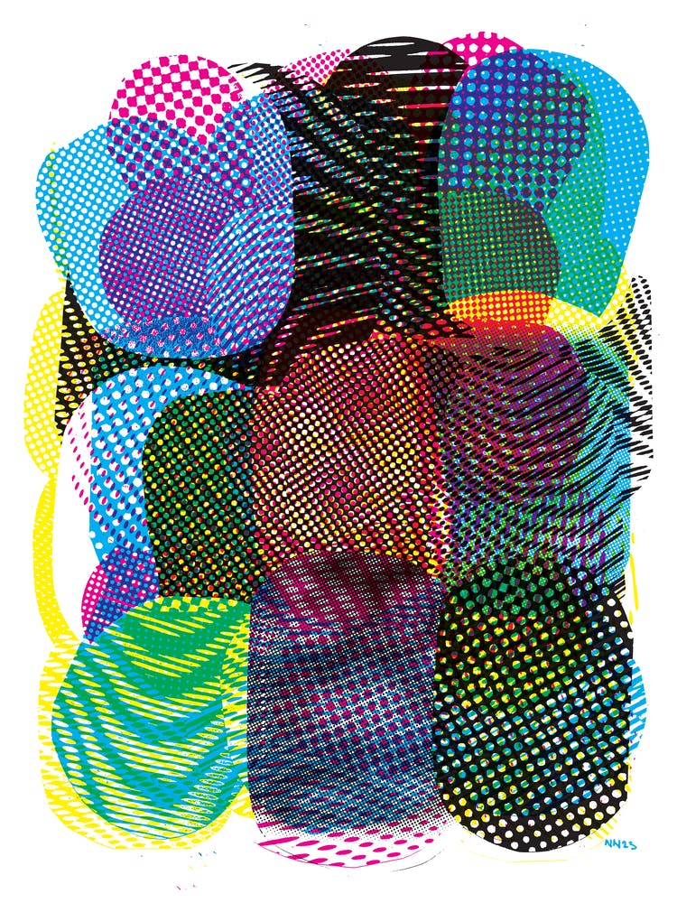 I ❤️ CMYK Halftones