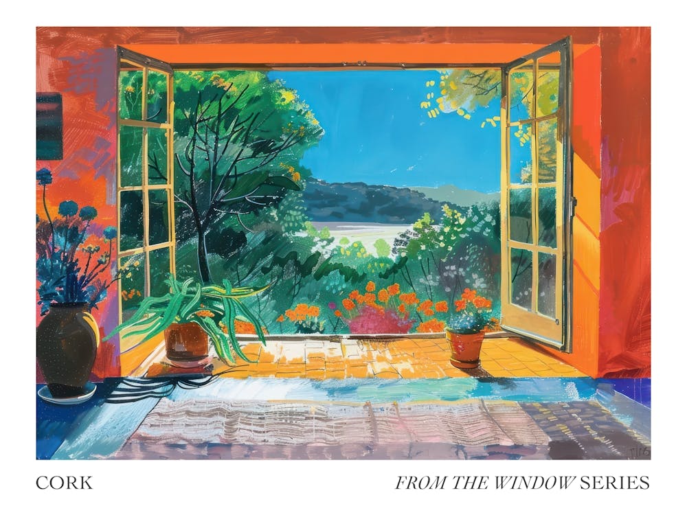 Cork From The Window Series Poster Painting 2
