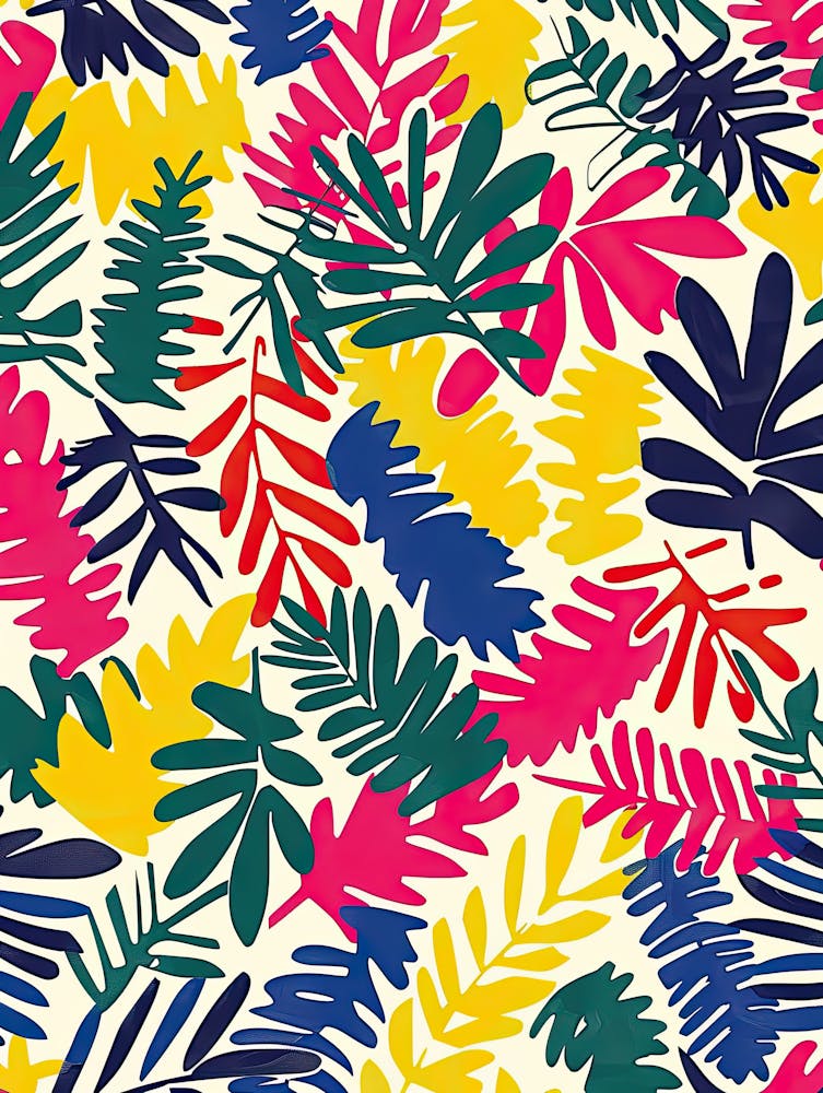 Vibrant Oasis Matisse Style