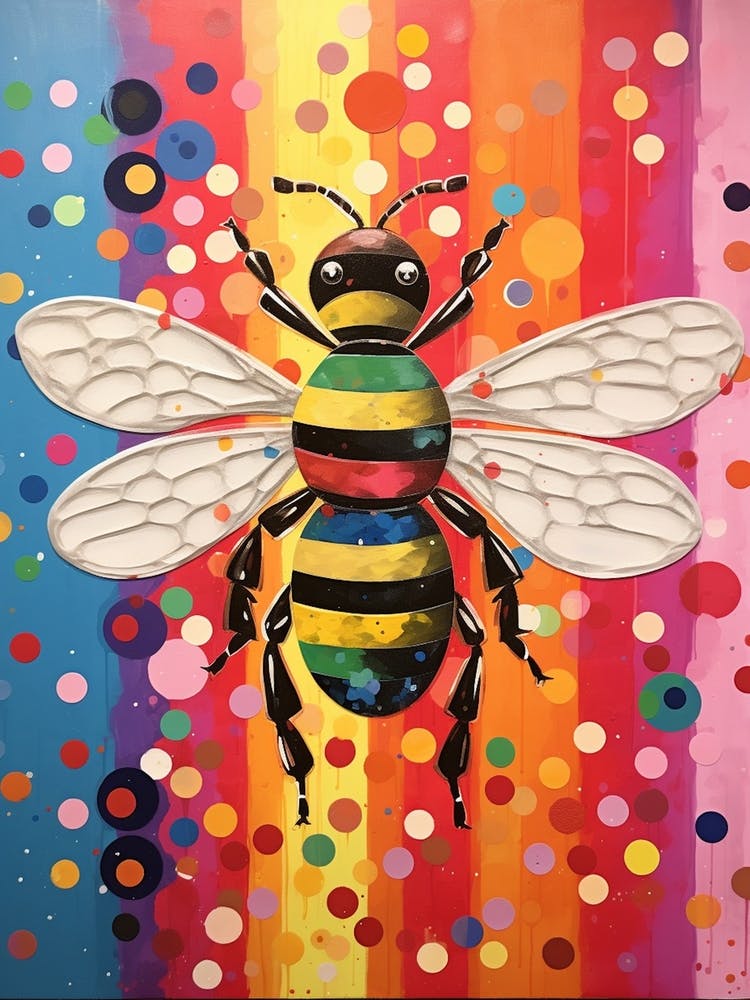 Bees Vivid Colour 8
