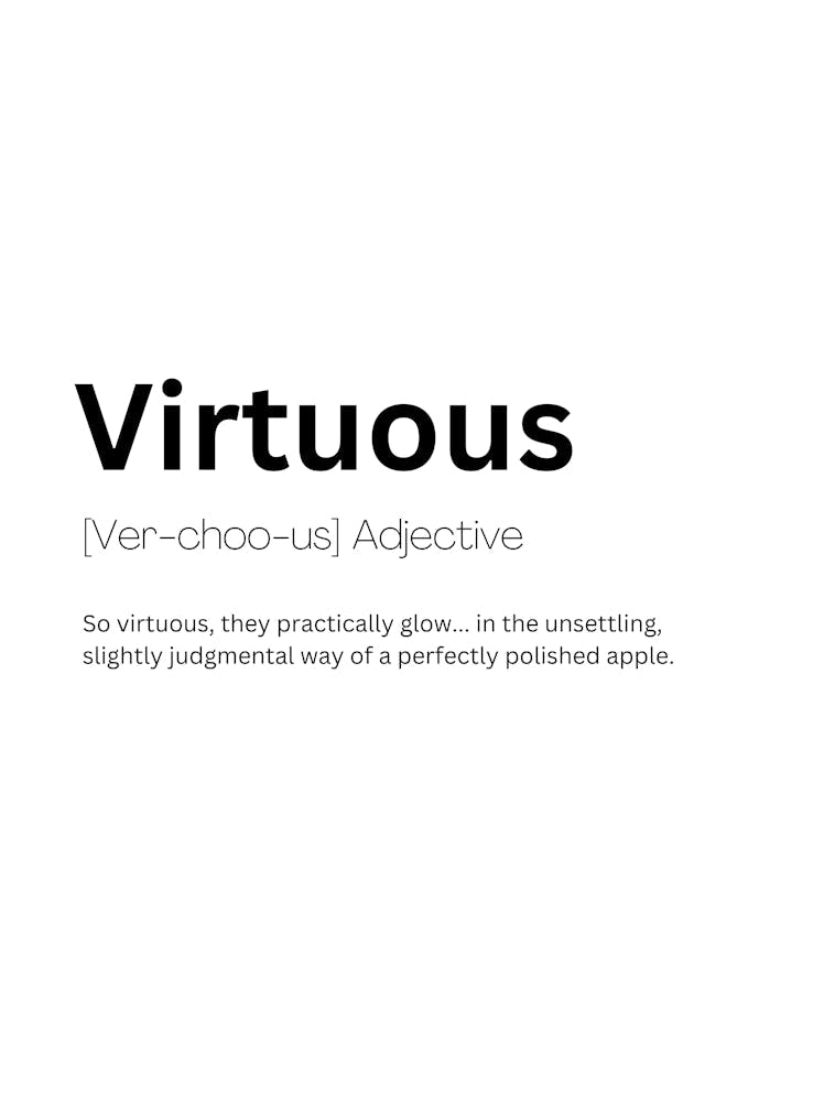 Virtuous Definition Meaning