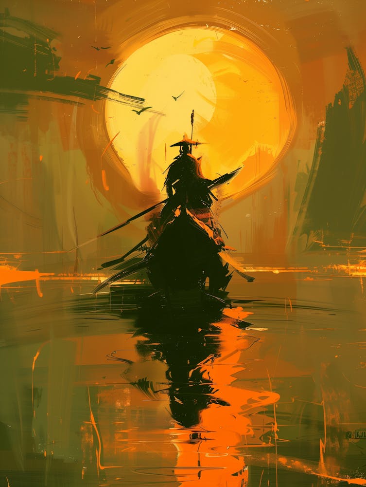 Samurai Painting