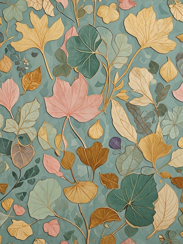 Pastel Leaves 2