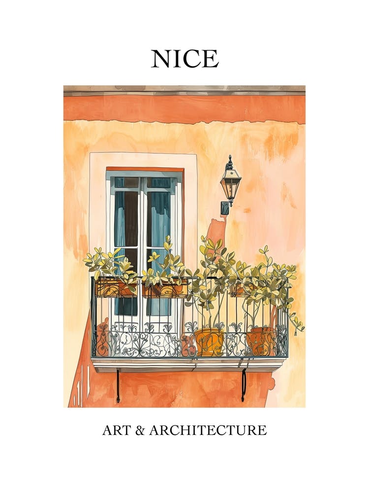 Nice Travel And Architecture Poster 1