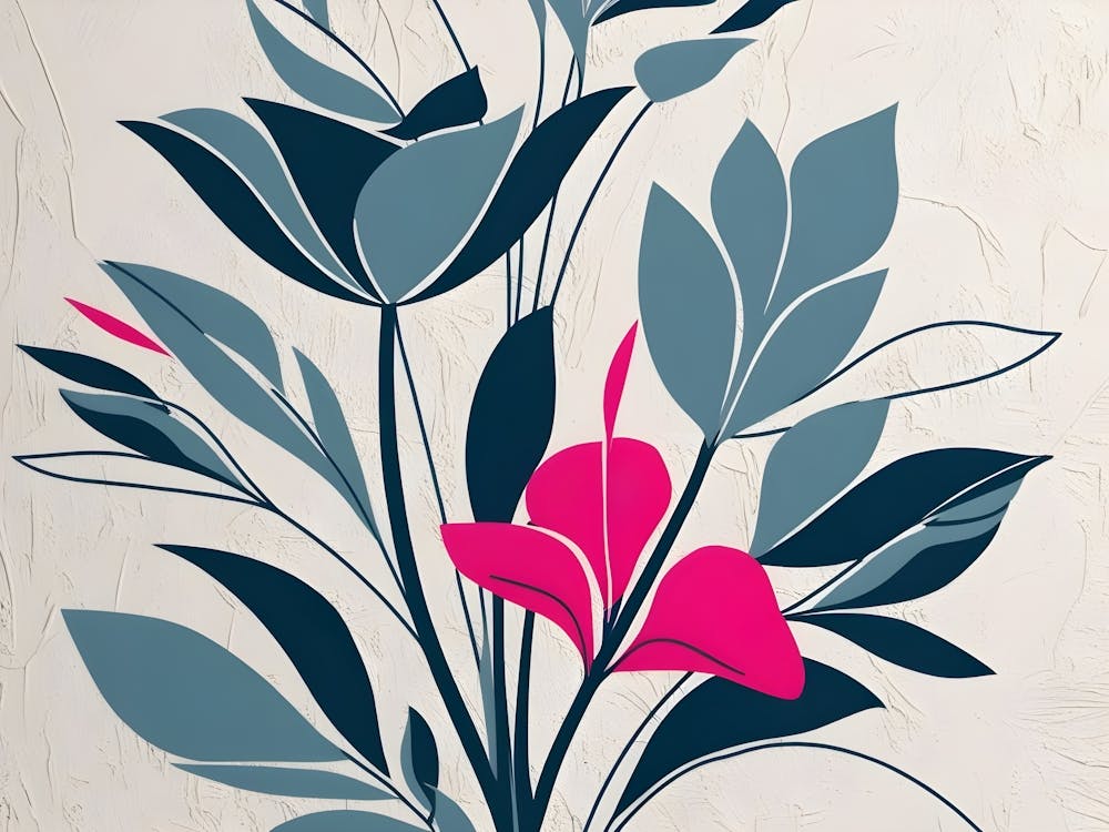Flowers On A Wall 3