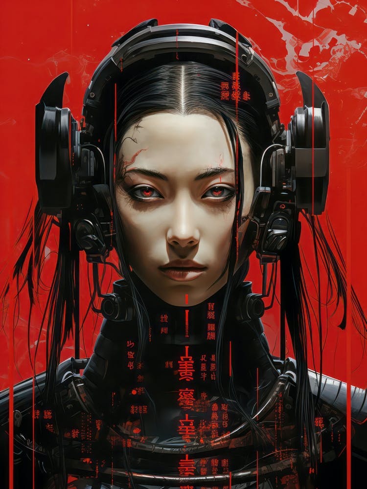 Anime Cyborg Girl