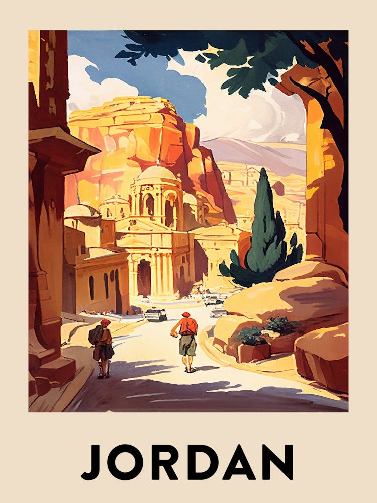 Jordan 3 Vintage Travel Poster