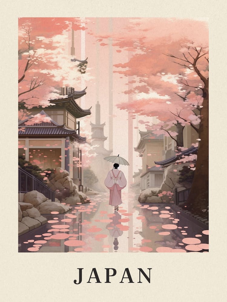 Vintage Travel Poster Japan 3