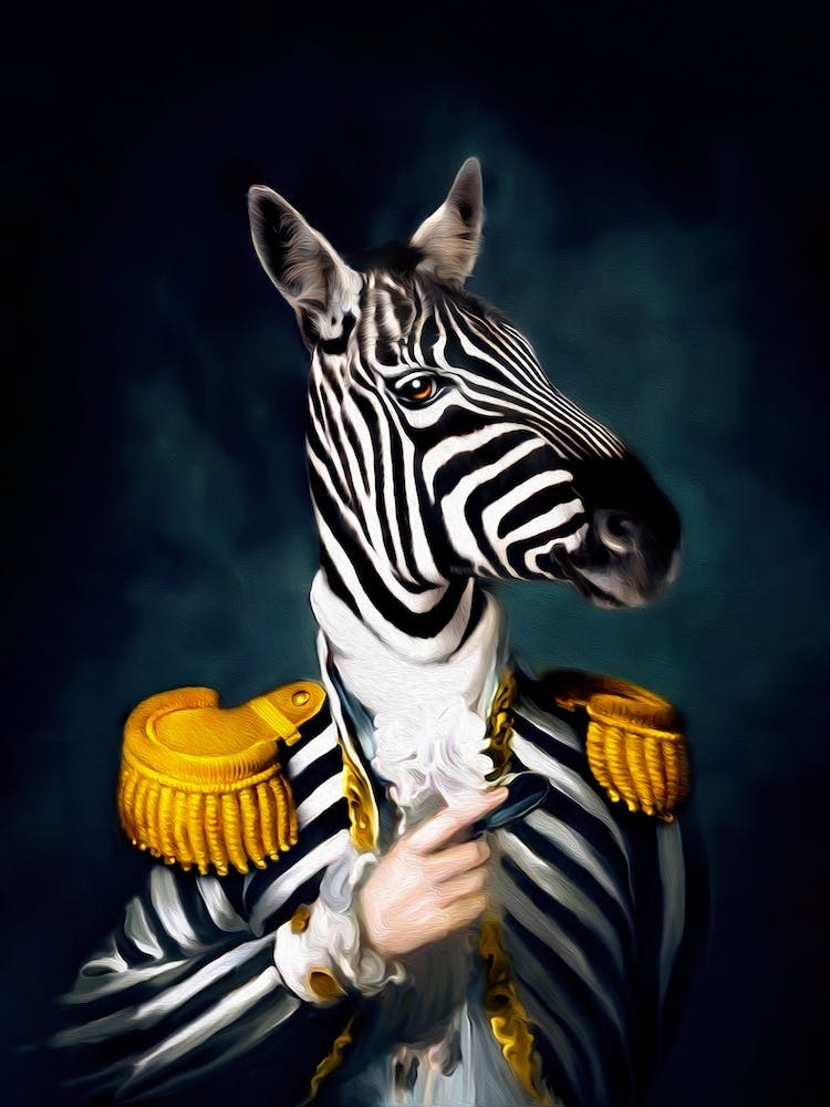 Mister Stripe The Zebra Pet Portraits