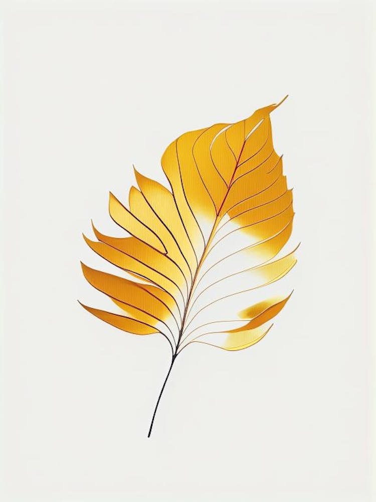 Marigold Leaf Abstract 2