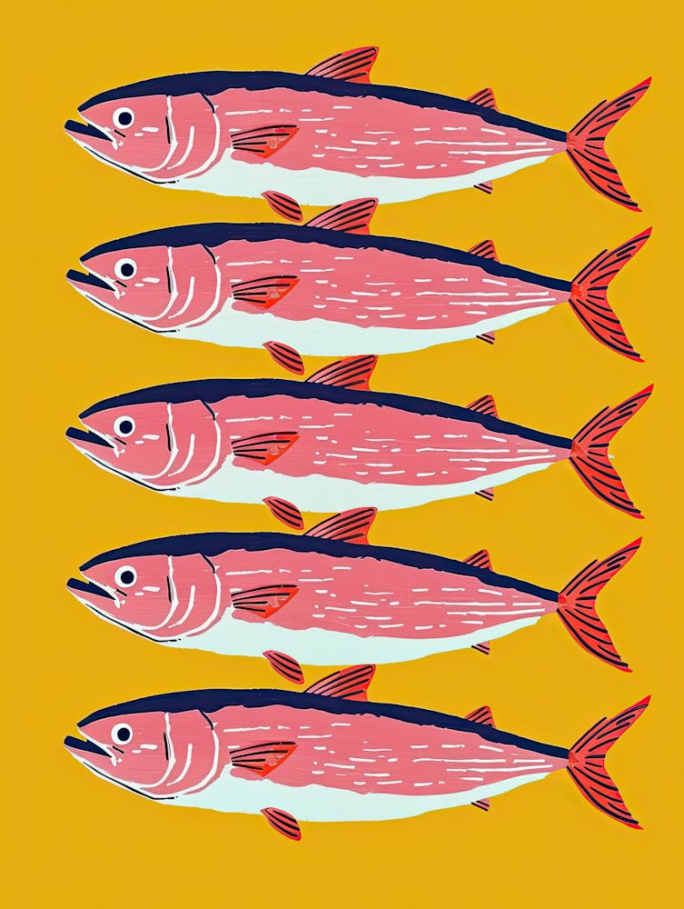 Maritime Art Fish Poster