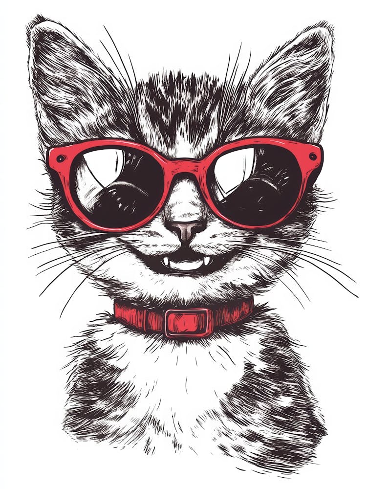 Cat In Sunglasses 10