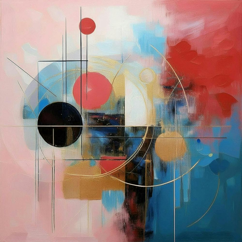 Painting For Interior, Geometric Abstraction