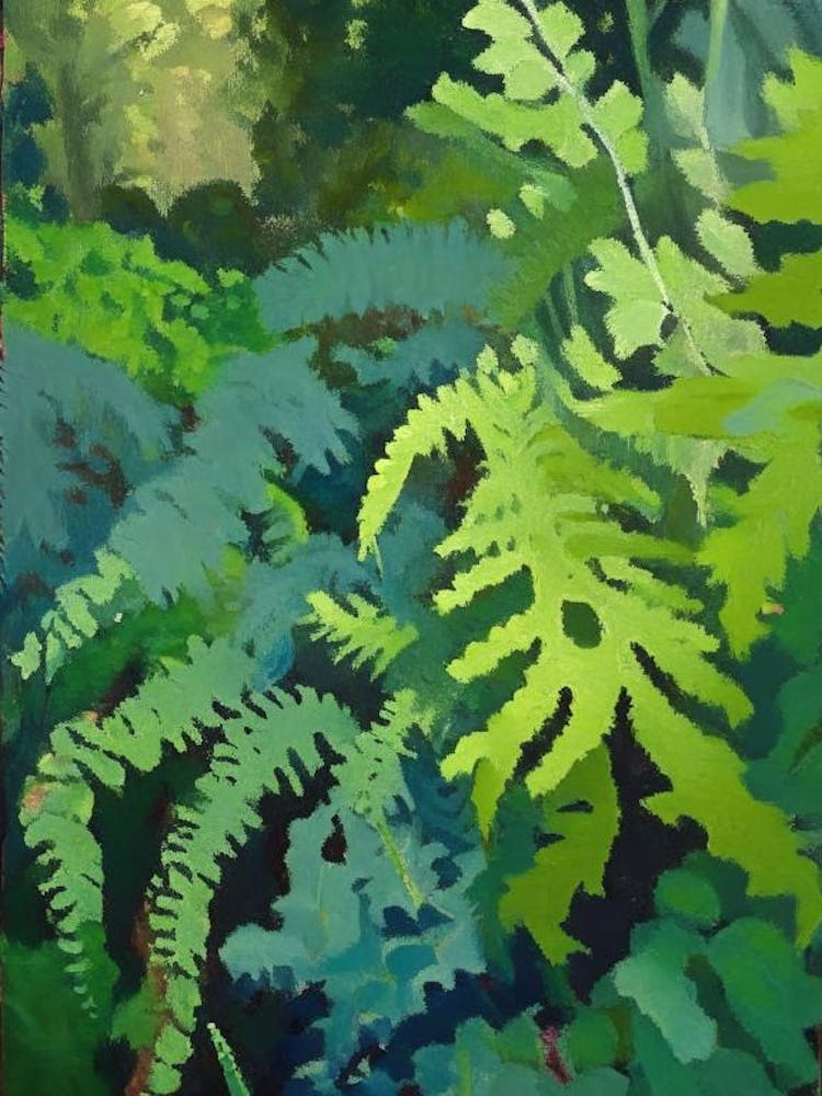 Southern Maidenhair 1 Vfern Cézanne Style