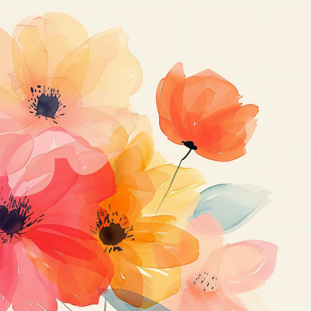 Watercolor Flowers 2