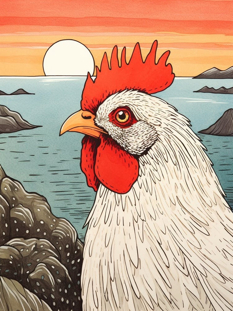 Bird Illustration Chicken 2
