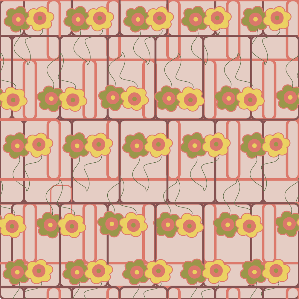 Abstract Floral Pattern