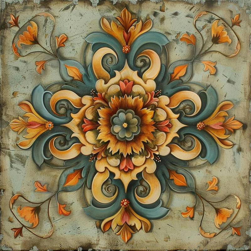 A Decorative Motif Oil Painting Illustration 1718803516 3