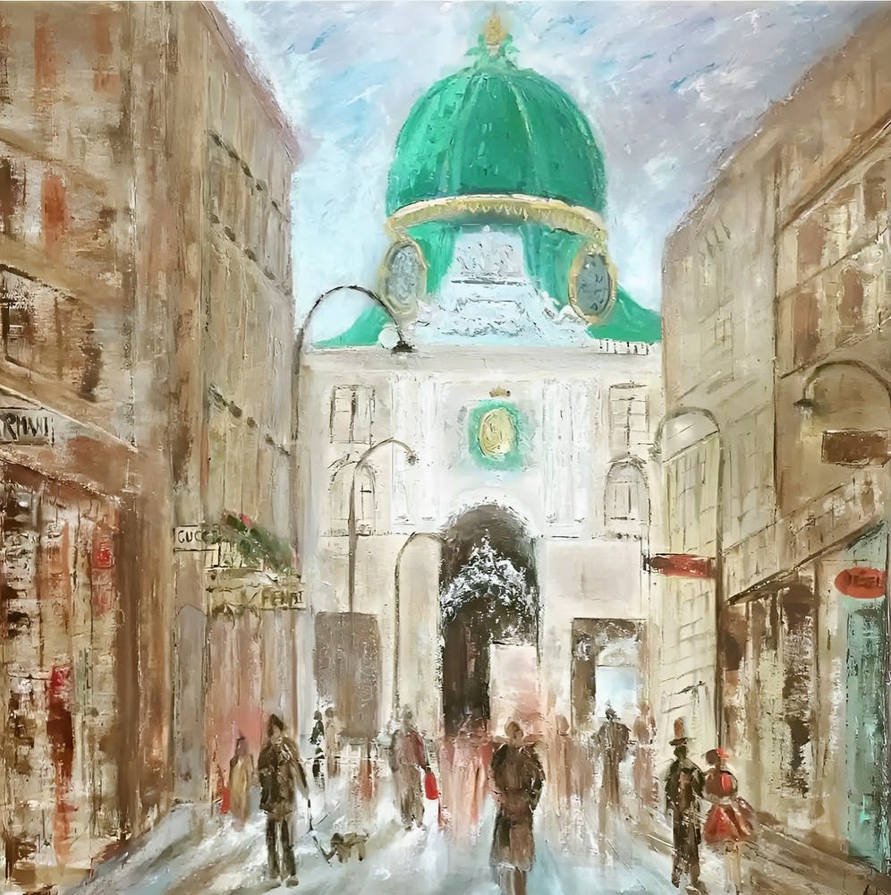 Tourists at Vienna , Austria