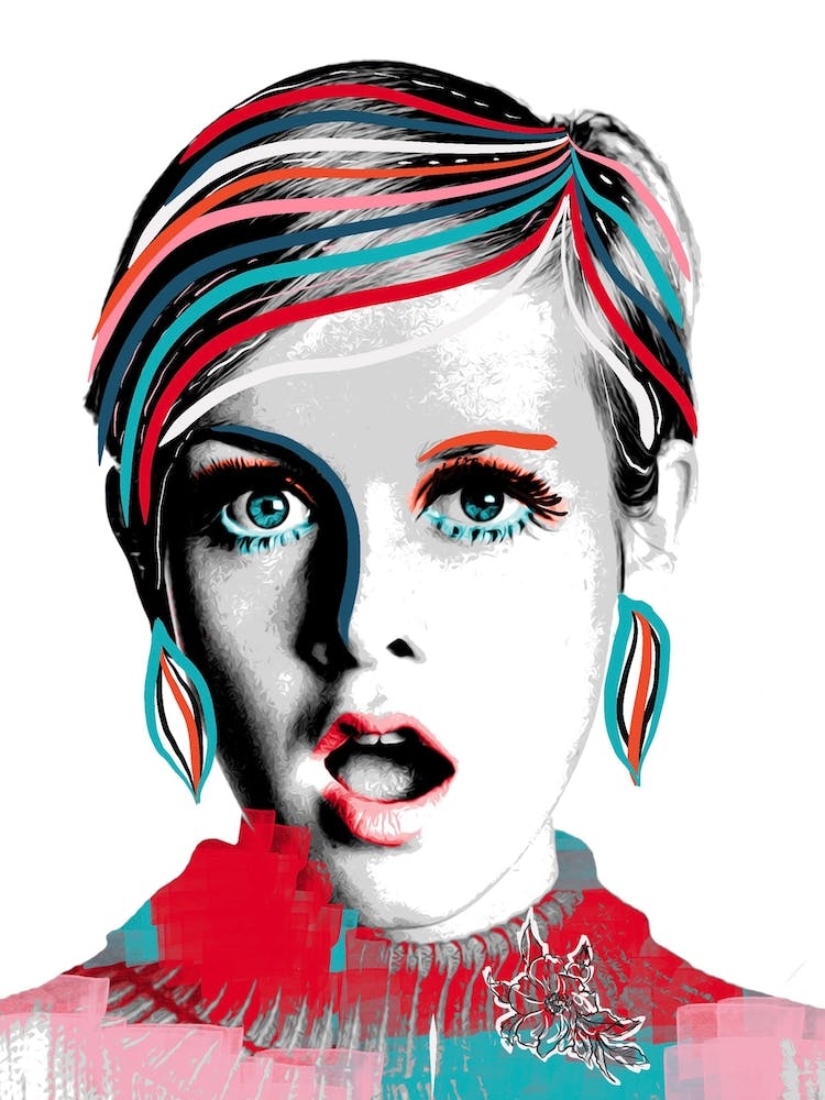 Doodling Twiggy
