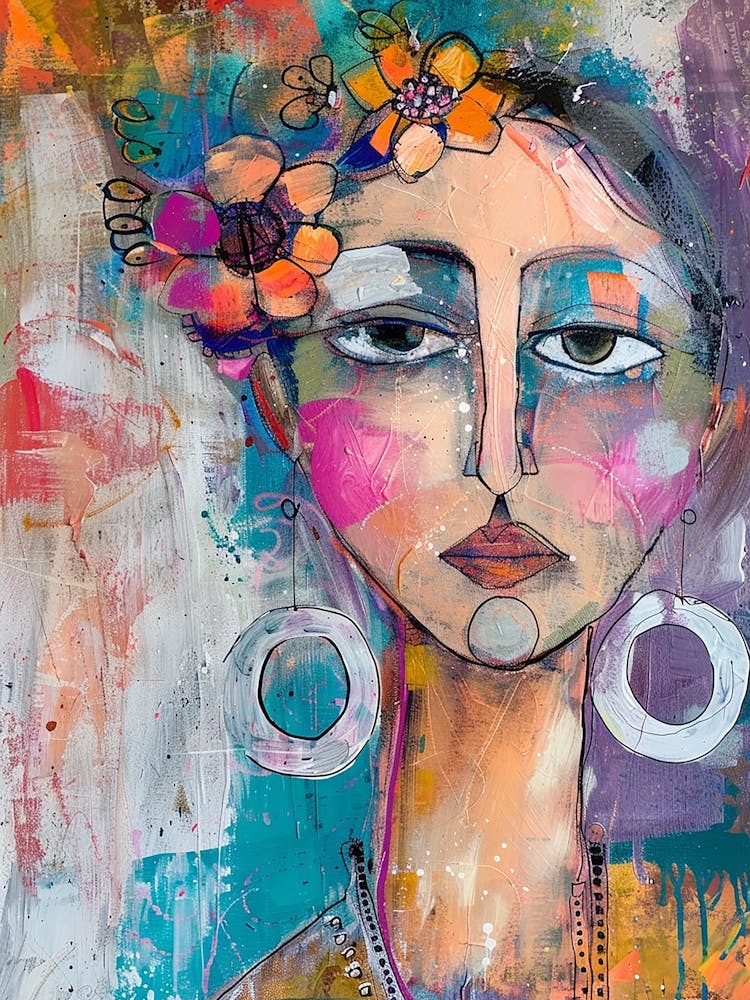 I am beautiful - Woman's Face, abstract art, abstract painting  city wall art, colorful wall art, home decor, minimal art, modern wall art, wall art, wall decoration, wall print colourful wall art, decor wall art, digital art, digital art download, interior wall art, downloadable art, eclectic wall, fantasy wall art, home decoration, home decor wall, printable art, printable wall art, wall art prints, artistic expression, contemporary, modern art print, unique artwork,