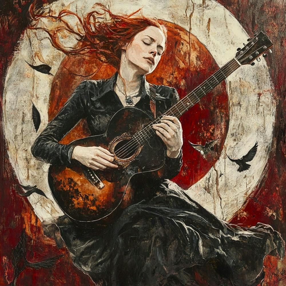 Femme à la Guitare