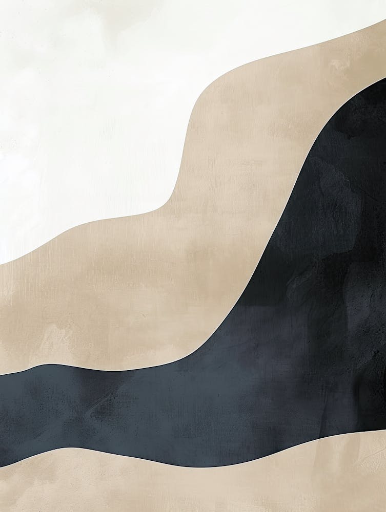 Muted Ripples Minimalist Style