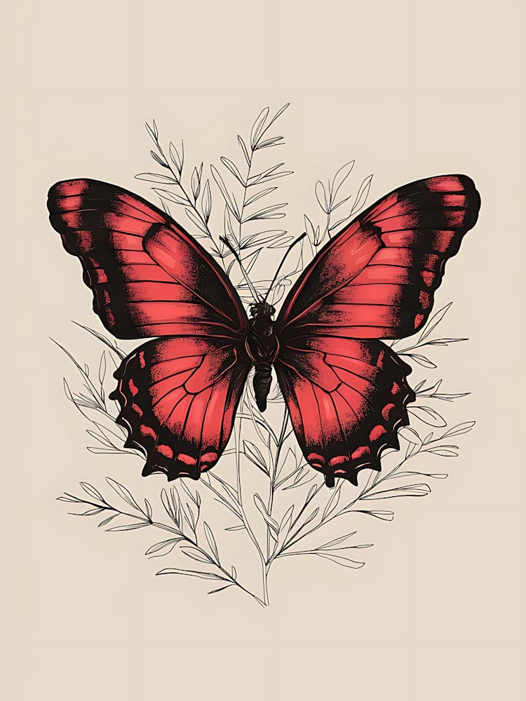 Red Butterfly