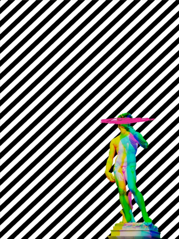Michelangelo'S Glitchy David