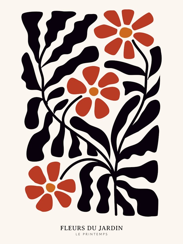 Fleurs Du Jardin Abstract