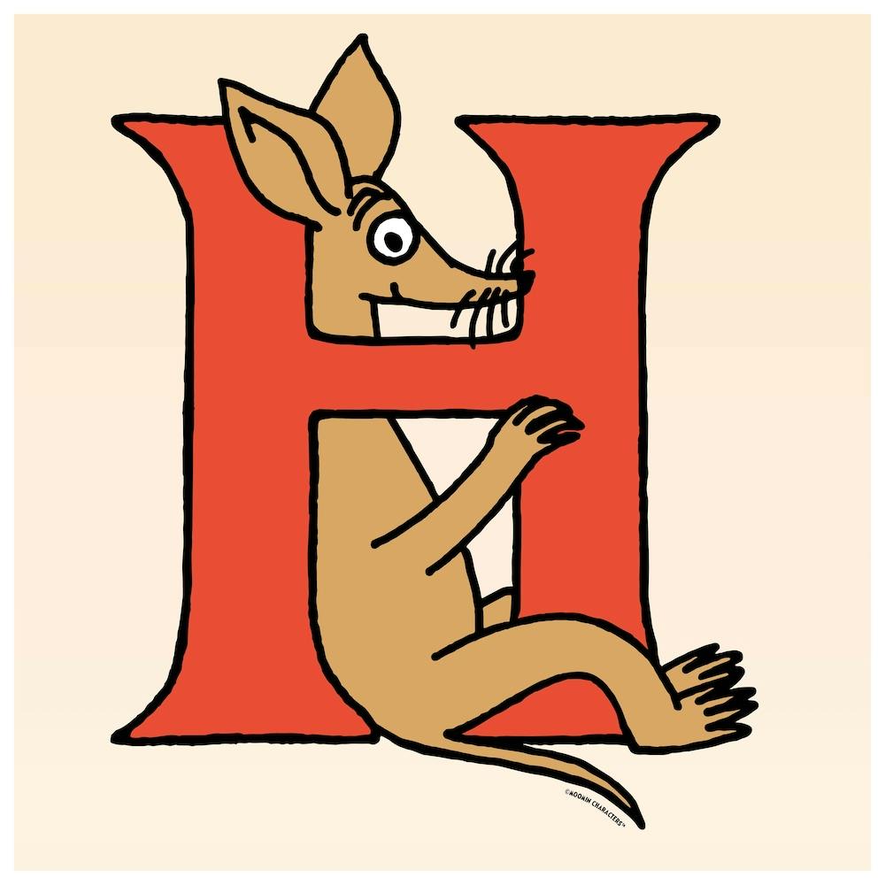 Moomin Collection Alphabet Letter H