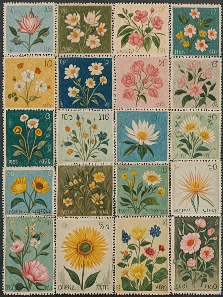 Floral Stamps