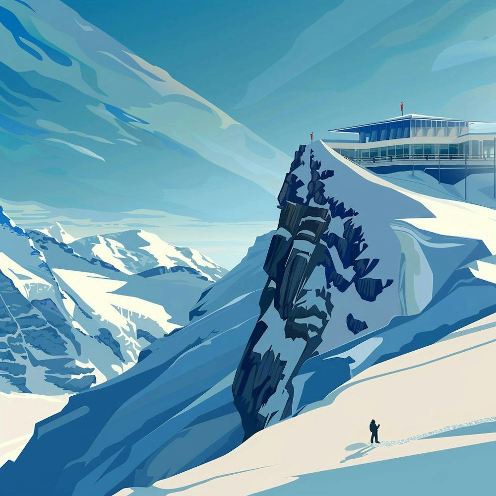 A Jungfraujoch In Switzerland Minimal