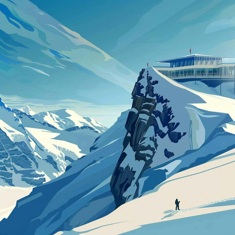 A Jungfraujoch In Switzerland Minimal