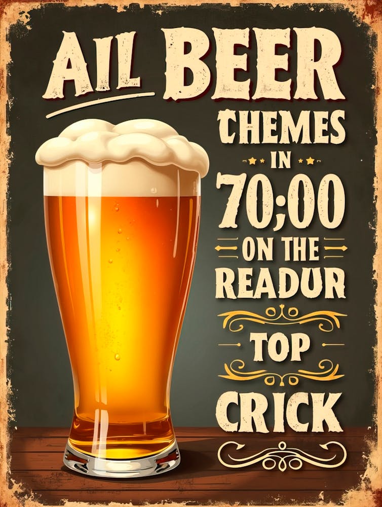 Beer Vintage Poster 2