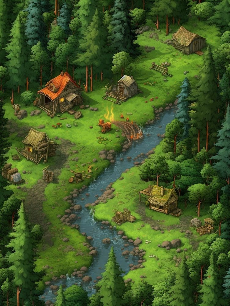 Forest Reserve Pixel Art 2