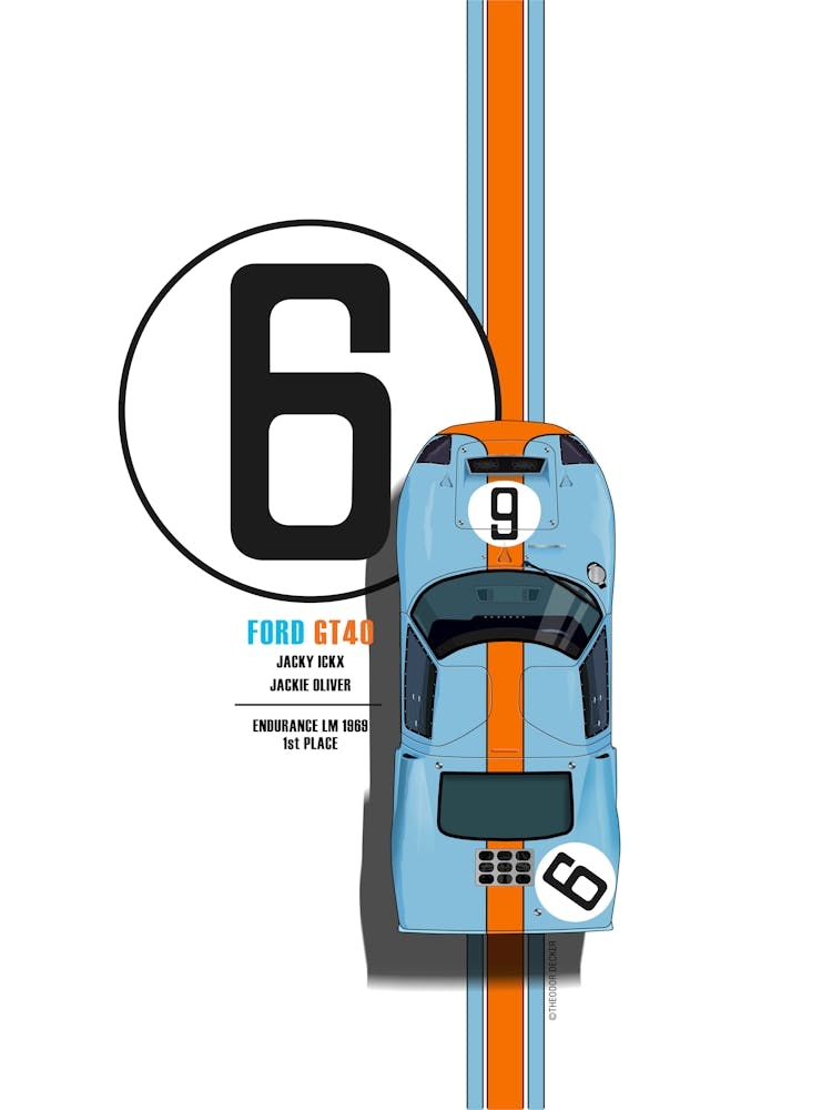 Ford Gt40 No. 6