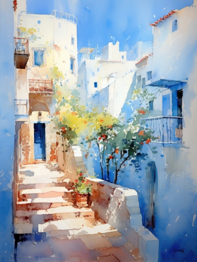 Greece Painting