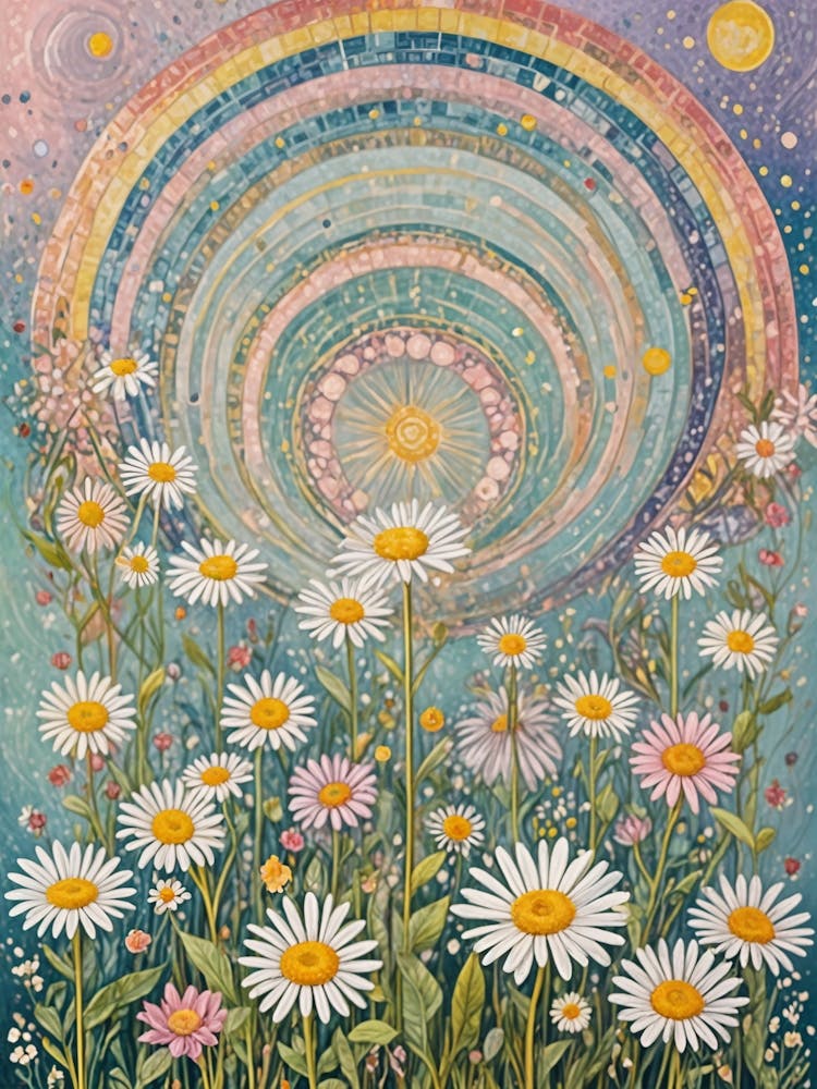 Rainbow Daisies no1