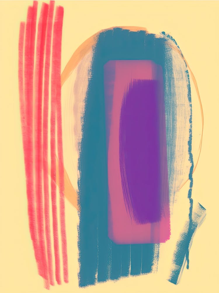 Stripes Pastels Abstract 1
