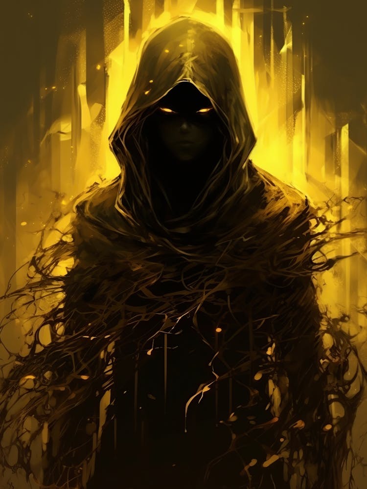 Dark Hooded Man 1