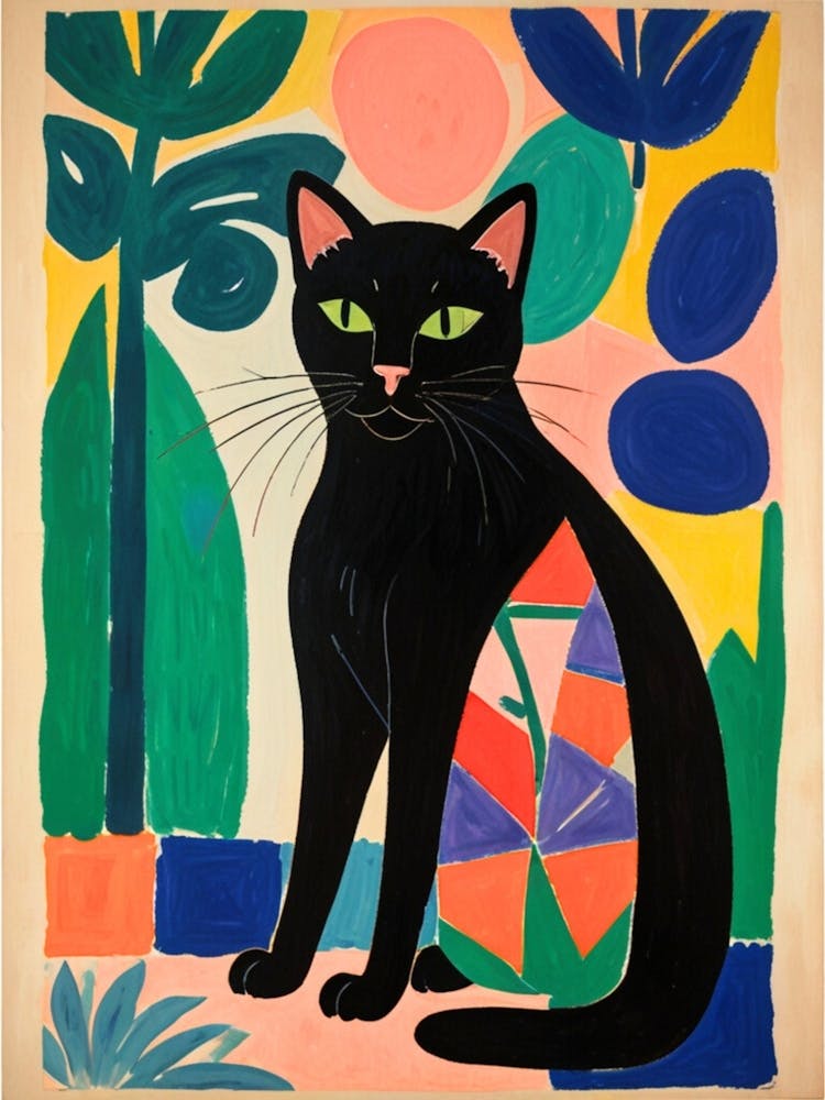 Cat In The Garden 9
