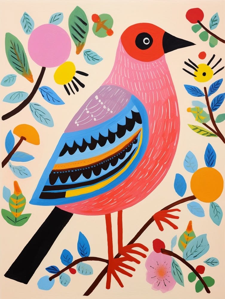Pink Scandi Finch 2